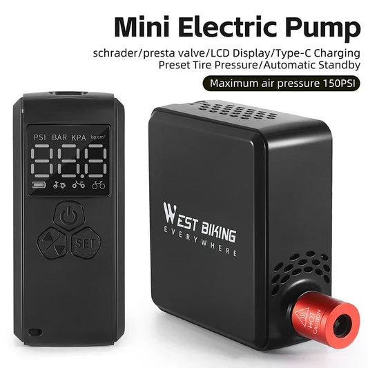 150PSI Mini Electric Bike Pump